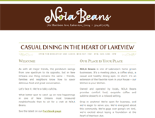Tablet Screenshot of nolabeans.com